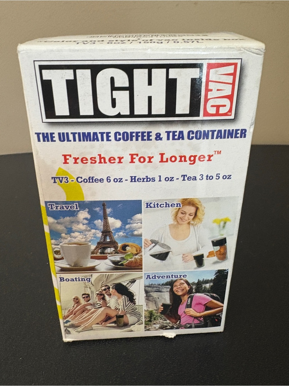Tightvac Vacuum Seal 6oz Container NEW IN BOX